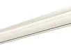 Witte semi-cassette zonwering met aluminium profiel en klemmechanisme