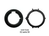 Zwarte adapter voor buis, type 8K63, serie 50 van Somfy