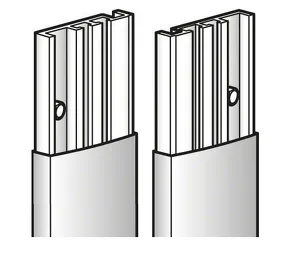 Verlengde muurstrips 70cm