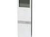 Witte Brel handzender met display en pijlenknoppen voor zonwering