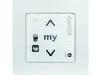 Somfy wandzender met my-link knoppen en pijlen voor bediening zonwering
