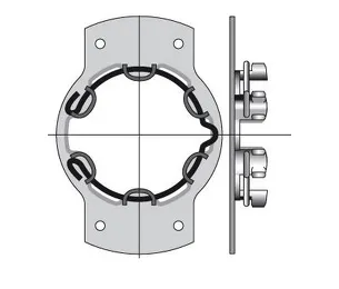 Motorsteun Somfy serie 50