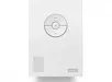 Wit VELUX klimaatsensor apparaat met rond display en merknaam