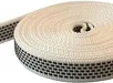 Grijze oprekband van 5 meter met een diameter van 14mm